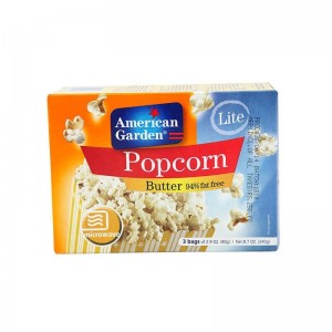 American Garden Microwave Popcorn Butter 273g