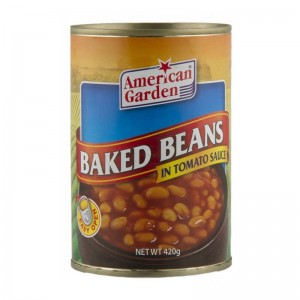 American Garden tomato sauce baked beans 420g