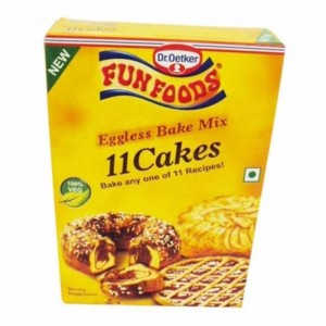 Funfoods Eggless Cake Mix 11 Cakes 250g
