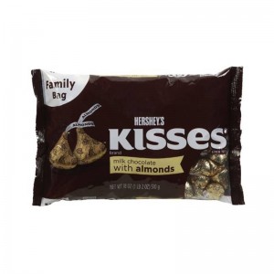 Hersheys Kisses Creamy Milk Chocolate With Almonds 315 Gm