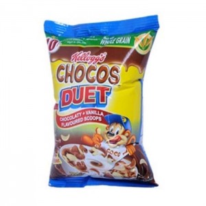 Kelloggs Chocos Duet Chocolate+Vanilla Flavour 375g