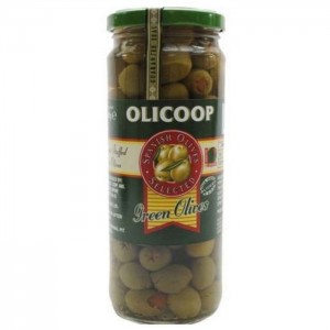 Olicoop Pitted Green Olives 450g