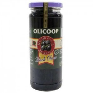 Olicoop Pitted Black Olives 450g