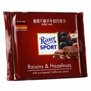 Ritter Raisins Hazelnuts 100 Gm