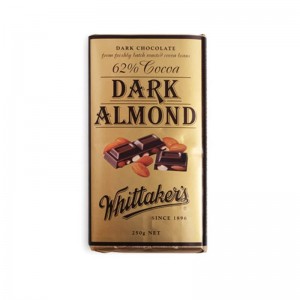 Whittakers Dark Almond Chocolate 250 Gm