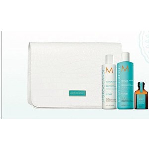 Moroccanoil Complete Repair Kit Repair Shampoo, Conditioner And Oil With Moroccan Hand Purse