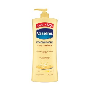 Vaseline Intensive Care Deep Restore Body Lotion Rs. 120/- Off (400ml)