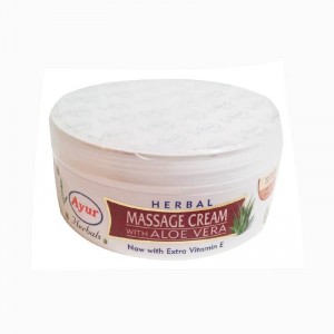 Ayur Herbal Massage Cream With Aloe Vera Cream 200 Ml