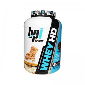 BPI Sports Whey-HD Ultra Premium Whey Protein Powder, Granola Crunch, 4.5 Lbs