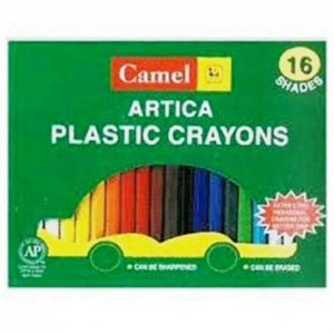 Camel Artica Plastic Crayons 12 Shades