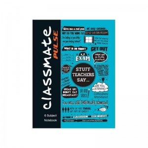 Classmate Pulse 6 Subject Notebook Single Line (Spiral) 29.7 X 21.0 Cm 300 Pages