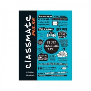 Classmate Pulse 5 Subject Notebook (Spiral) Size 29.7 Cm X 21 Cm 250 Pages