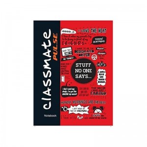 Classmate Pulse Student Exercise Note Book Soft Cover (Spiral) Size 24 Cm X 18 Cm Single Line 180 Pages