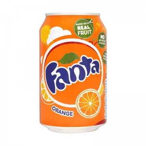 Fanta Orange Flavoured Can 330 Ml
