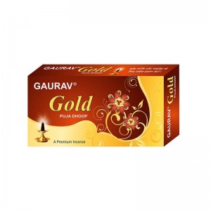 Gaurav Gold Puja Dhoop 16 Sticks