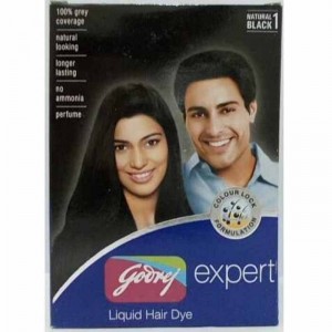 Godrej Expert Liquid Hair Dye Natural Black 1 40 Ml