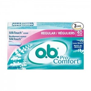 O.B. Pro Comfort For Average Flow Tampons/Regular 20Pcs