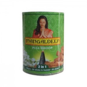 Mangaldeep Puja Dhoopbattis Mogra & Sandal 20pcs Pack 1Pc