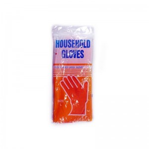 HouseHold Gloves (Flock Lined latex Gloves) Size-L1 pair