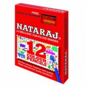 Nataraj Colour Pencil (Half Size) Pack Of 12 Pack Of 12