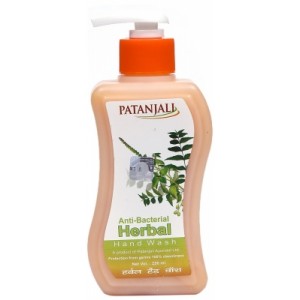 Patanjali anti - bacterial herbal hand wash 250 ml bottle