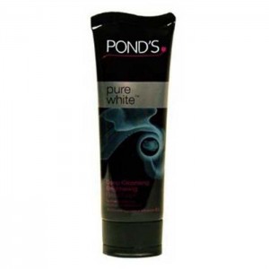 Ponds Pure White Deep Cleansing Facial Foam Active Carbon + Vitamin B3 20g