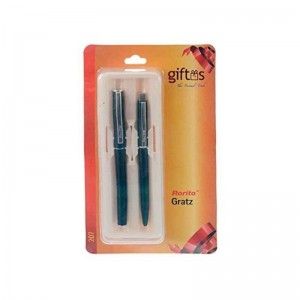 Rorito Gratz 207 Blue Ball Pens & Roller Pen 2 Pcs