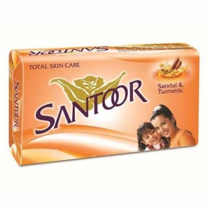 Santoor Sandal & Turmeric Soap 4 X 150 Gm