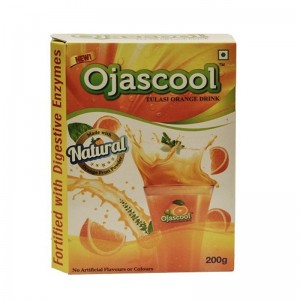 Sri Sri Ojascool Tulsi Orange Drink Box Refill 200 Gm