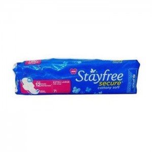 Stayfree Secure Cottony Soft Extra Large With Wings 7 Pads