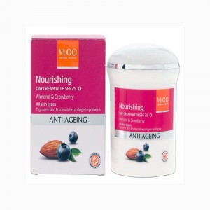 VLCC Anti Ageing Nourishing Almond & Crowberry Day Cream With Spf 25  50gm