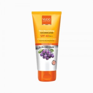 VLCC Sun Defense Sun Screen Lotion With Comfrey Plant Extract Paraben Free Spf 40 Pa+++  50g
