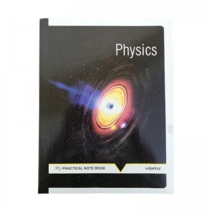 Vijeta Physics Practical Note Book - One Side Ruling 20.5 Cm X 29.5 Cm 120 Pages