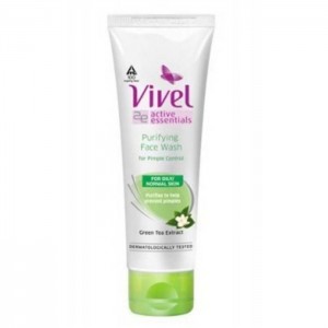 Vivel Green Tea 3-In-1 Face Wash + Scrub 100 Ml
