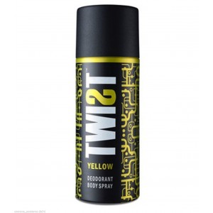 Twist Yellow Deo Deodorant Body Spray For Men 100g / 150ml (A Baba Products)