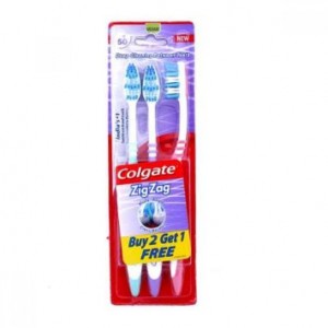 Colgate Zig Zag Tooth Brush (Buy 2 Get 1)