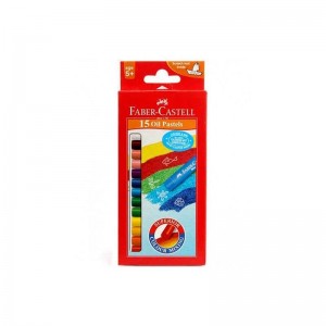 Faber Castell Oil Pastels with Scratch Tool 15 Pcs In 1 Box