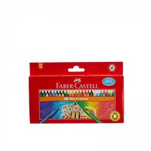 Faber Castell Wax Crayons - 48 Shades (Age 3+) 48 pcs