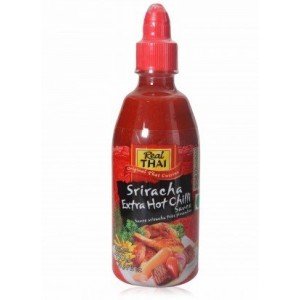 Real Thai Sriracha Extra Hot Chilli Sauce, 235 ml