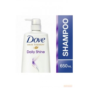 Dove Hair Therapy Daily Shine Shampoo, 650 ml