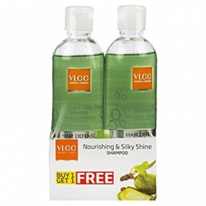 VLCC Nourishing and Silky Shine Shampoo, 700ml (pack of 2)