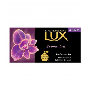 Lux Soap Bar - Iconic Iris, 75 gm ( Pack of 4 )