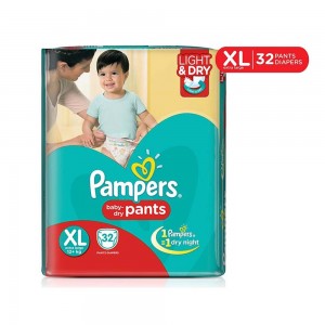 Pampers Baby Dry Diaper (XL) 32 units