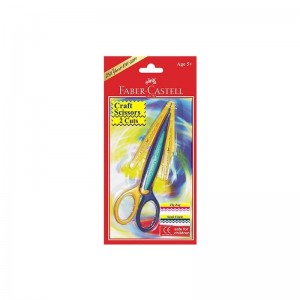 Faber-Castell Craft Scissors - 2 Design Cuts 1 Set