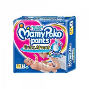 MamyPoko Pants Extra Absorb Diaper (S) 17 units
