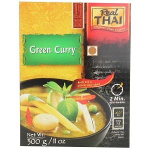 Real Thai Green Curry with Vegetable, 300g