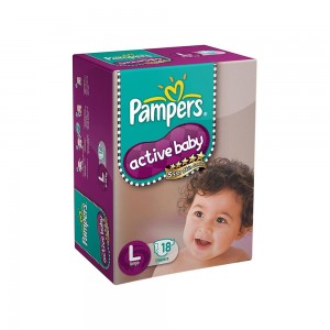Pampers Active Baby Diaper (L) 78 units