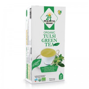 24 Mantra Organic Tulsi Green Tea Bags 25 Tea Bags
