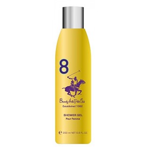 Beverly Hills Polo Club Body Wash for Women, No 8, 200ml