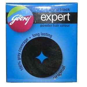 Godrej Natural Black Expert Powder Hair Colour 24g